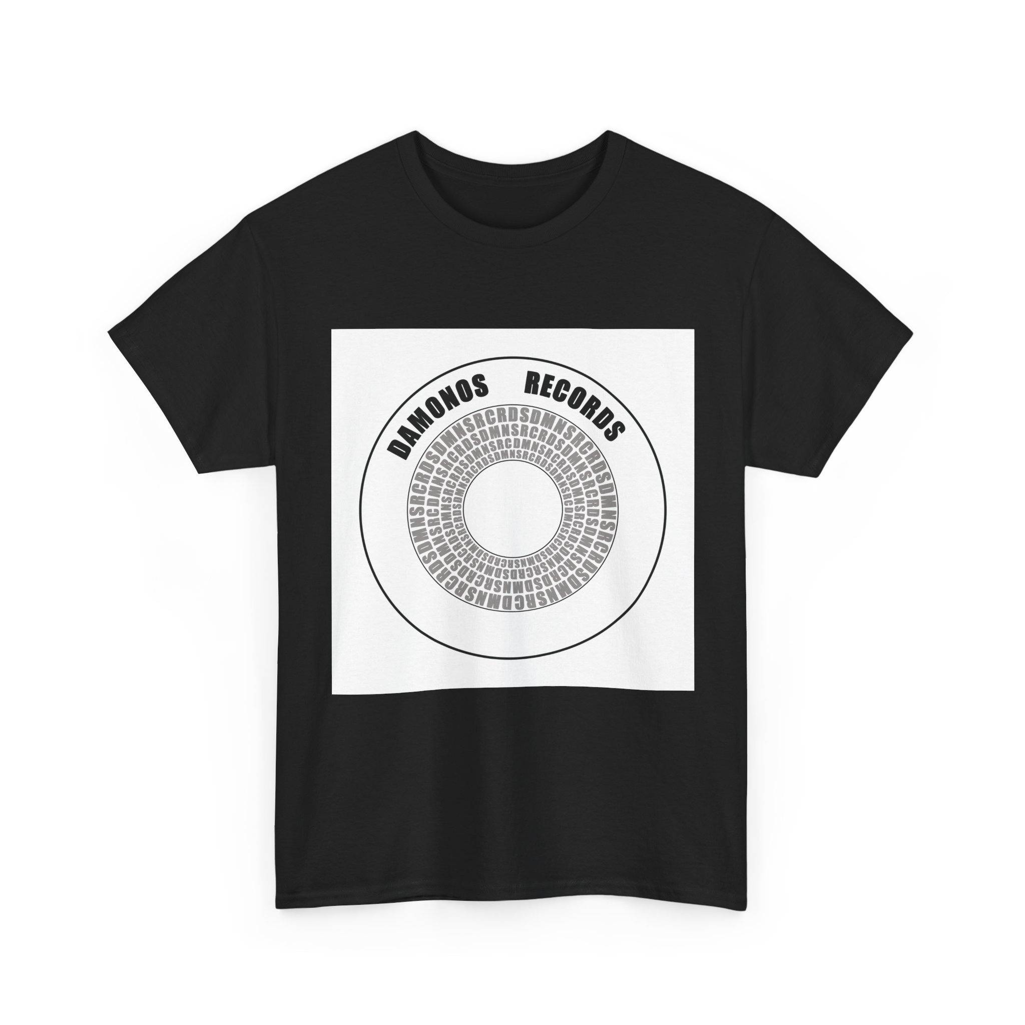 Damonos Records Label Logo T-Shirt - Image 3