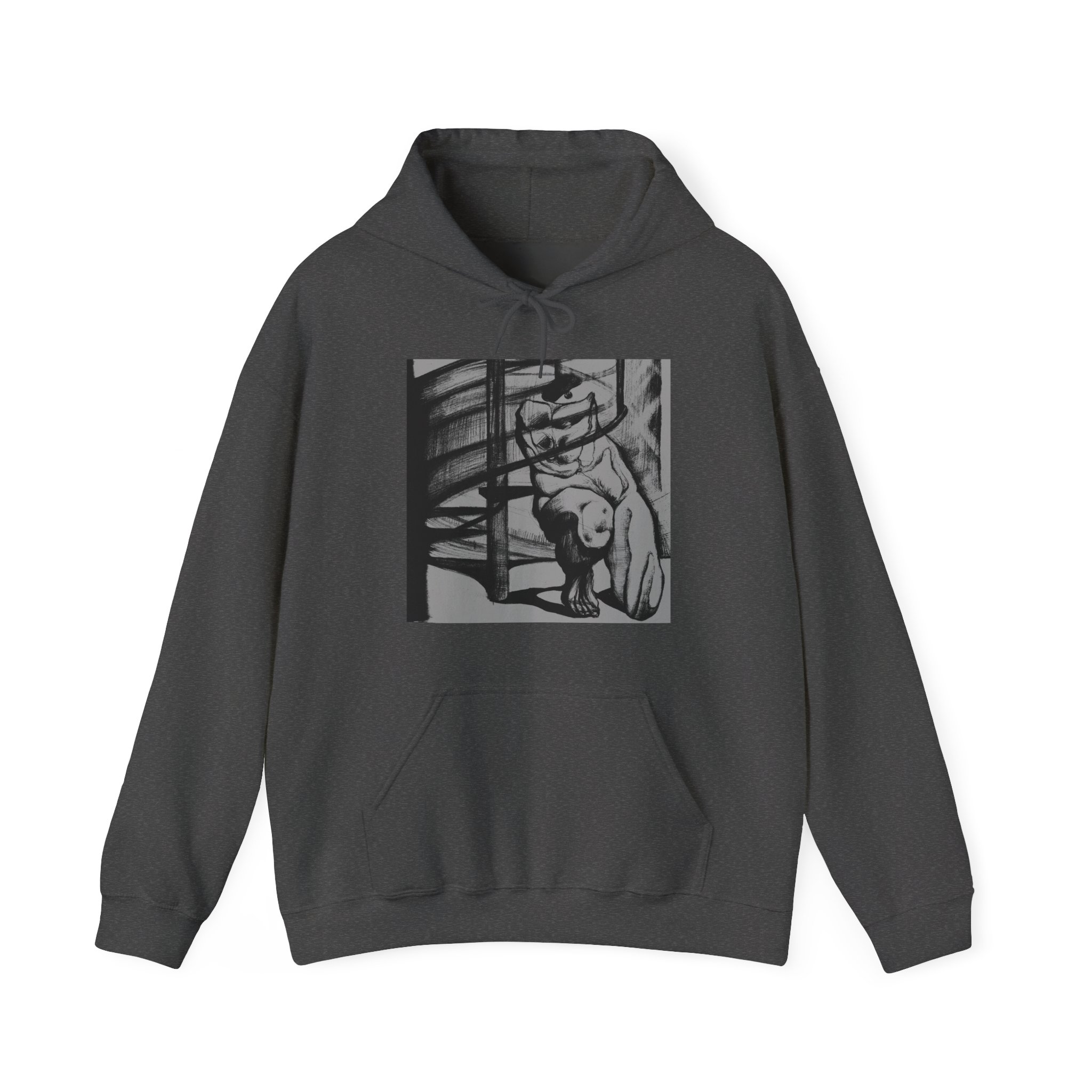 Echoscapes Album Cover Hooded Sweatshirt - David Monos - Image 13
