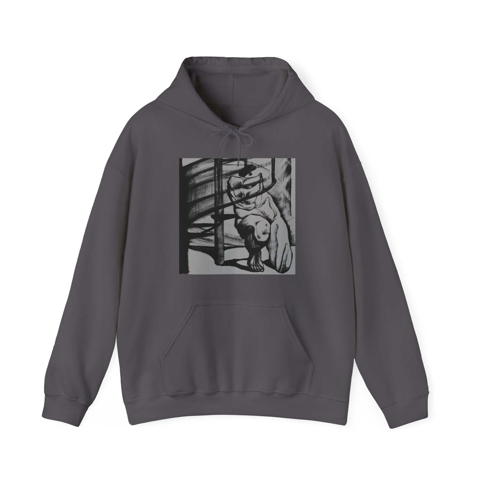 Echoscapes Album Cover Hooded Sweatshirt - David Monos - Image 17