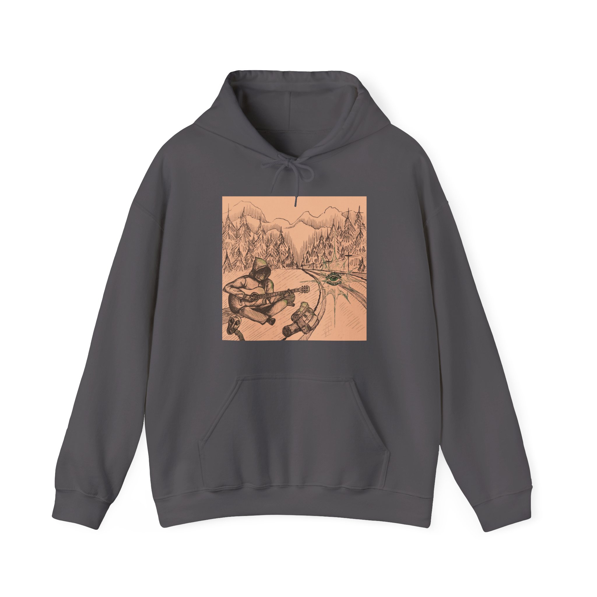 Recordings of an Unknown S.T.A.L.K.E.R. Album Cover Hooded Sweatshirt - neutral eye - Image 13