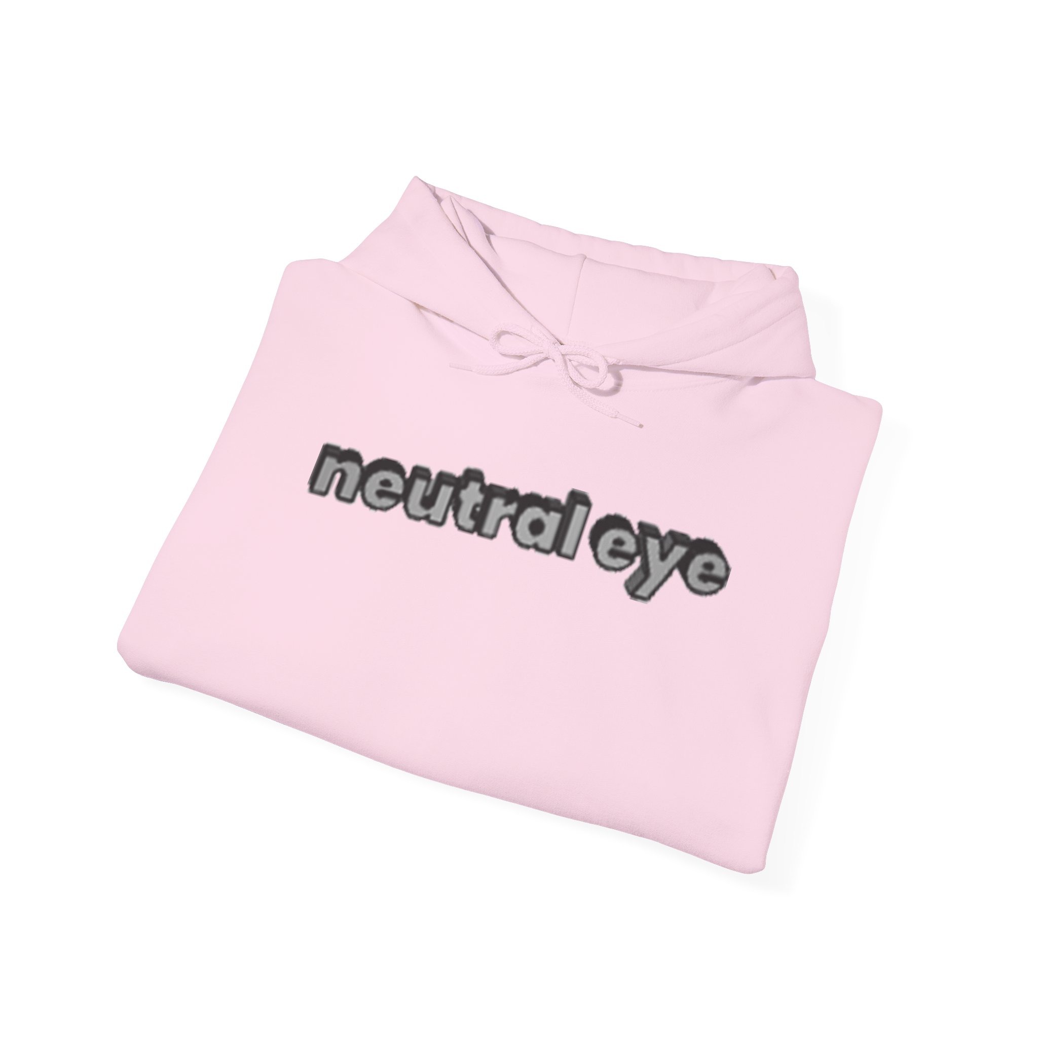 neutral eye Logo Font Hooded Sweatshirt - Image 16