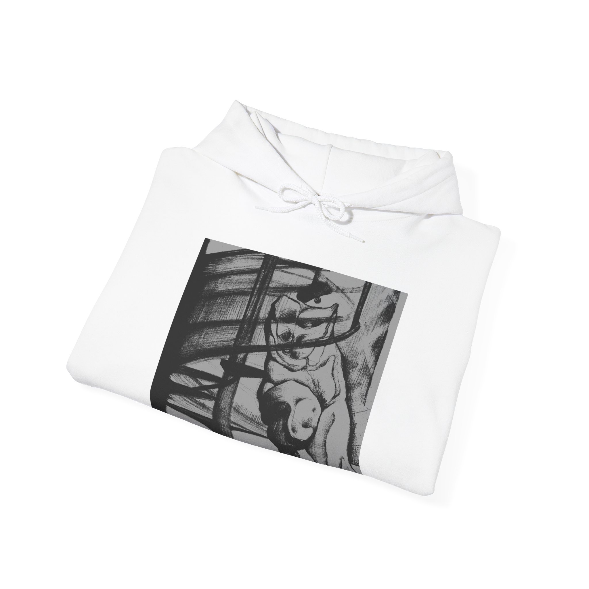 Echoscapes Album Cover Hooded Sweatshirt - David Monos - Image 8