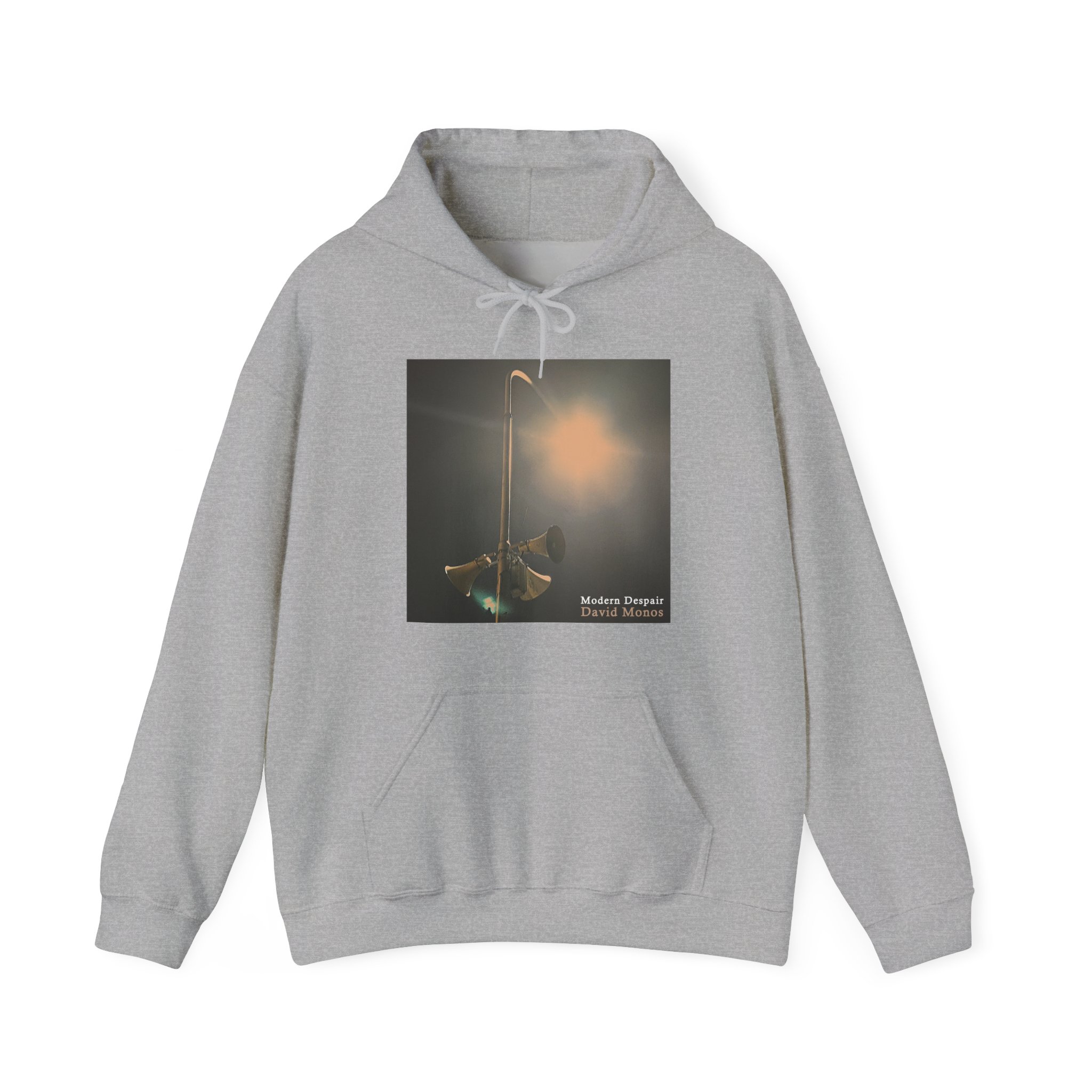 Modern Despair Album Cover Hooded Sweatshirt - David Monos - Image 5