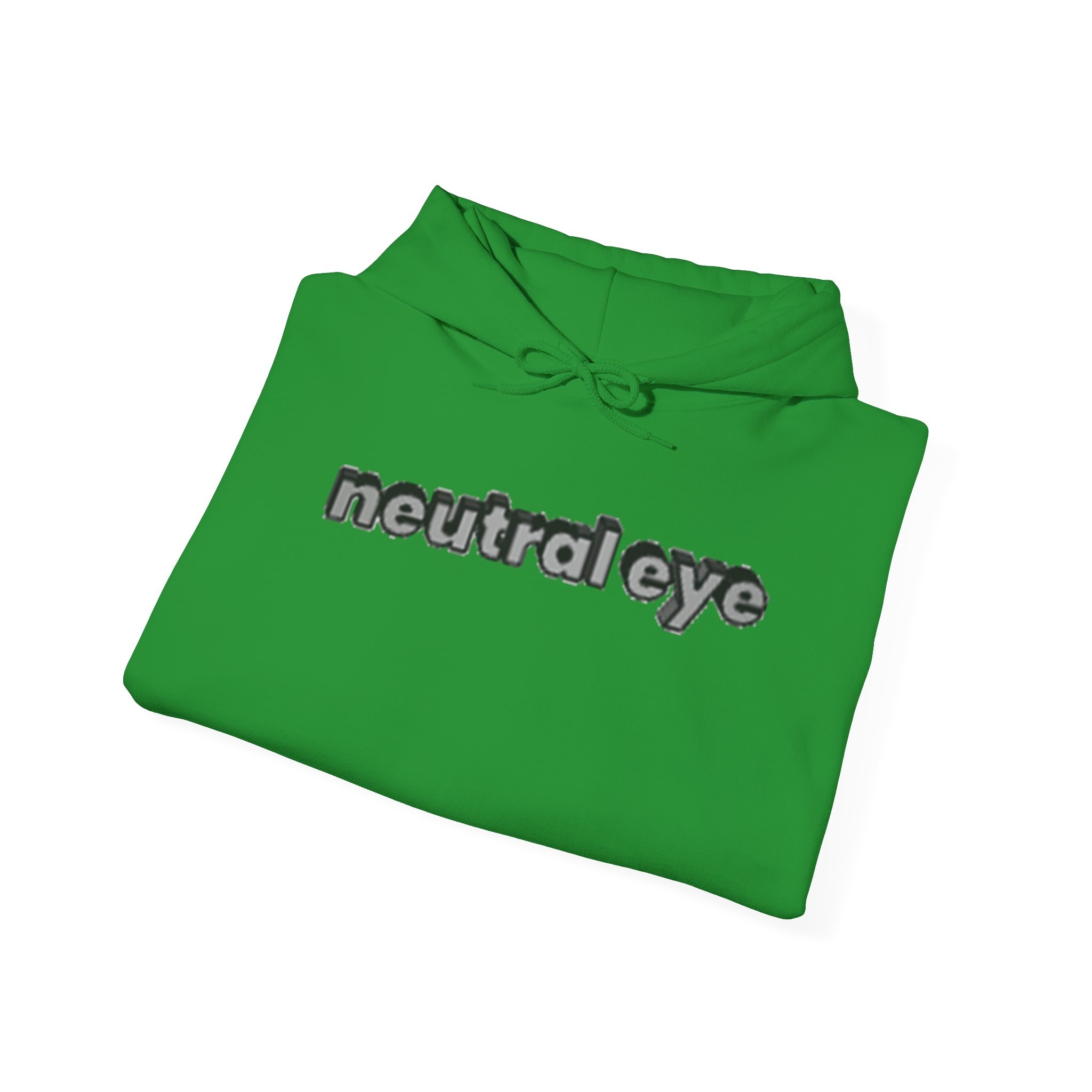 neutral eye Logo Font Hooded Sweatshirt - Image 4