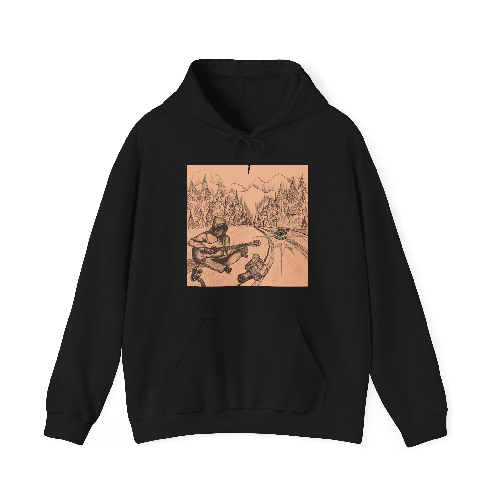 Recordings of an Unknown S.T.A.L.K.E.R. Album Cover Hooded Sweatshirt - neutral eye