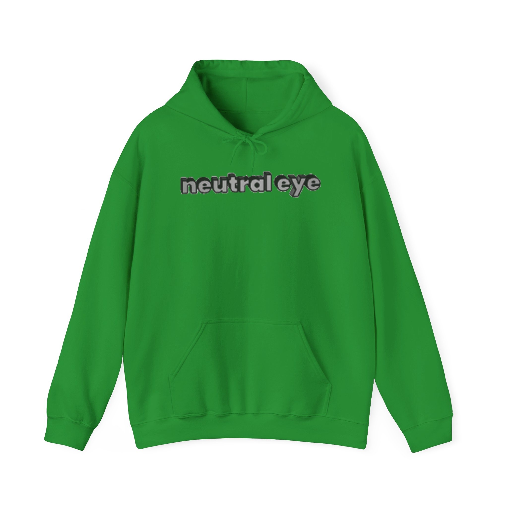 neutral eye Logo Font Hooded Sweatshirt