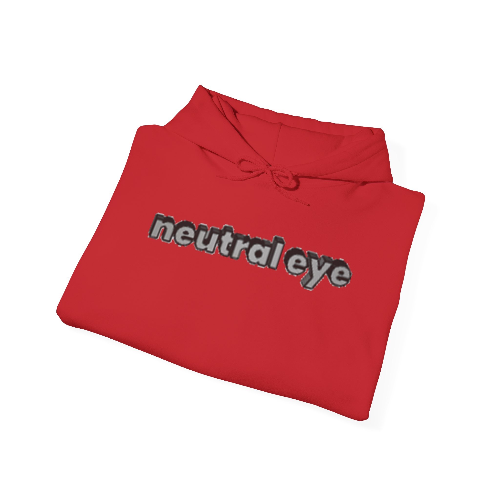 neutral eye Logo Font Hooded Sweatshirt - Image 20