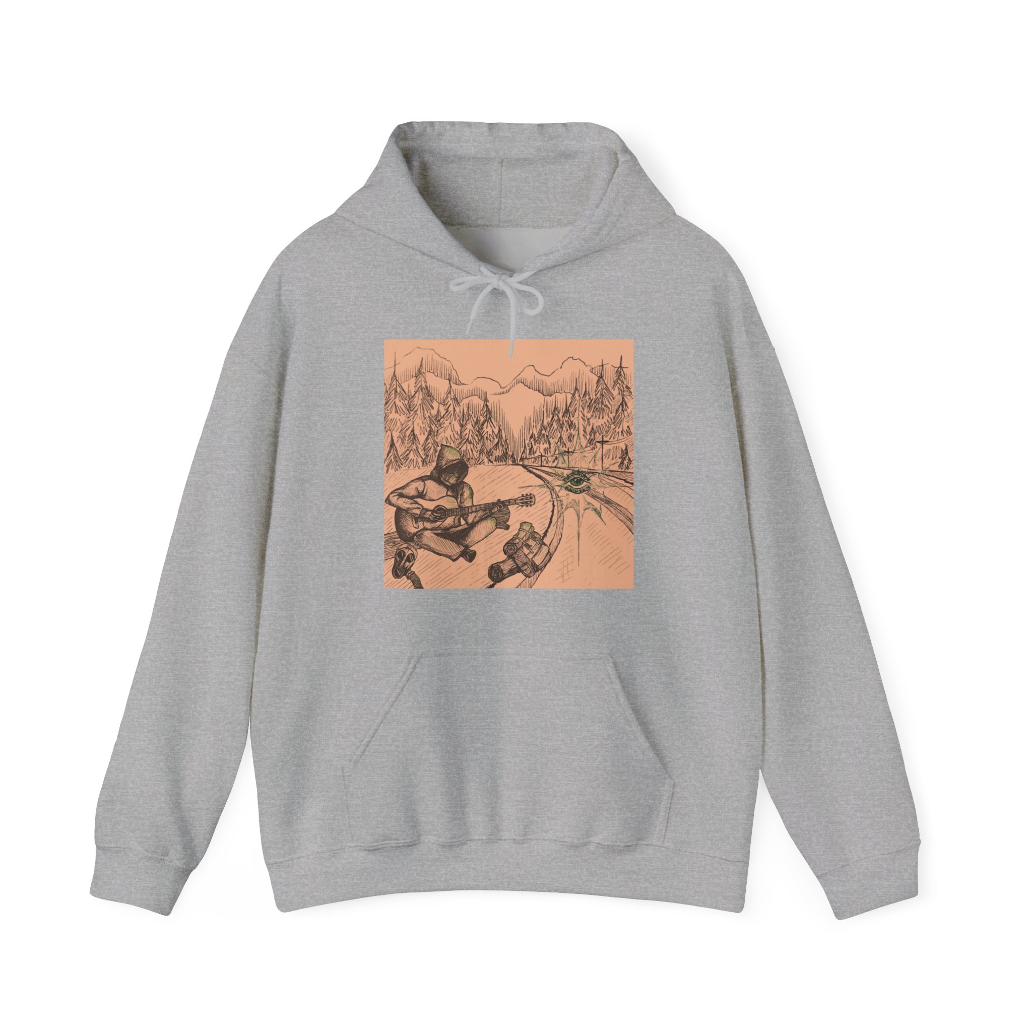 Recordings of an Unknown S.T.A.L.K.E.R. Album Cover Hooded Sweatshirt - neutral eye - Image 9