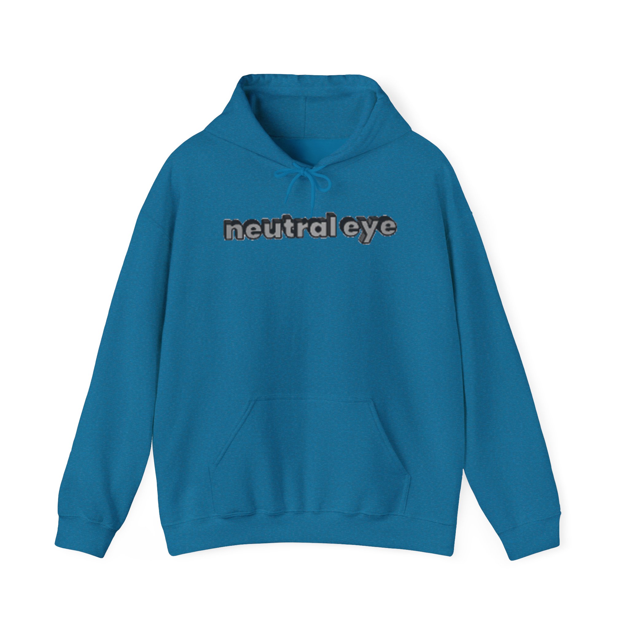 neutral eye Logo Font Hooded Sweatshirt - Image 9
