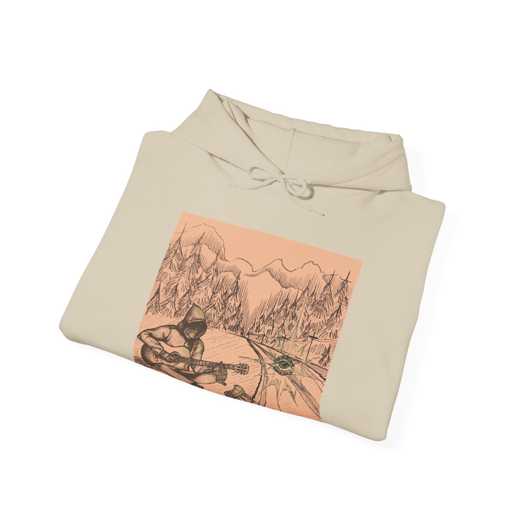 Recordings of an Unknown S.T.A.L.K.E.R. Album Cover Hooded Sweatshirt - neutral eye - Image 8