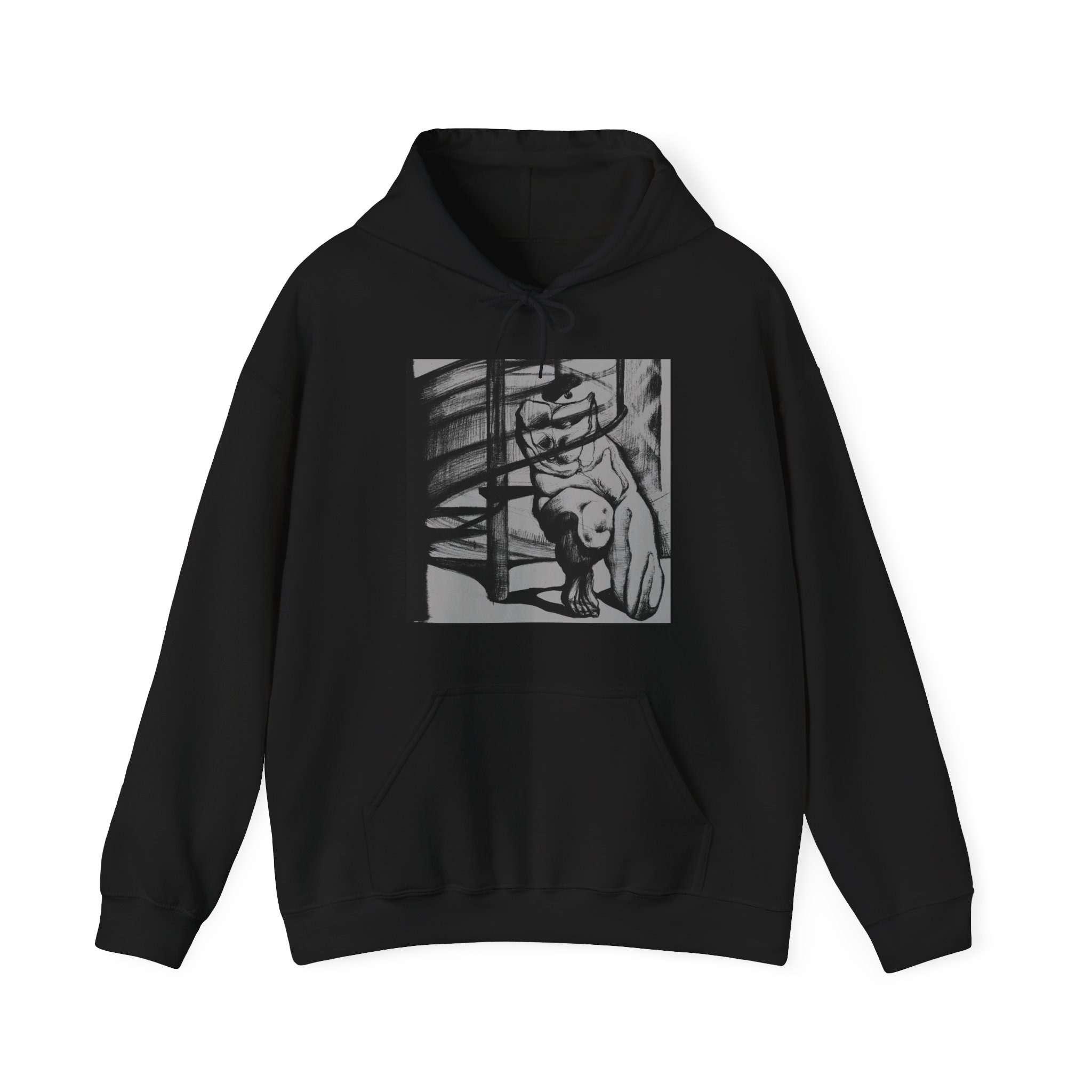 Echoscapes Album Cover Hooded Sweatshirt - David Monos - Image 9
