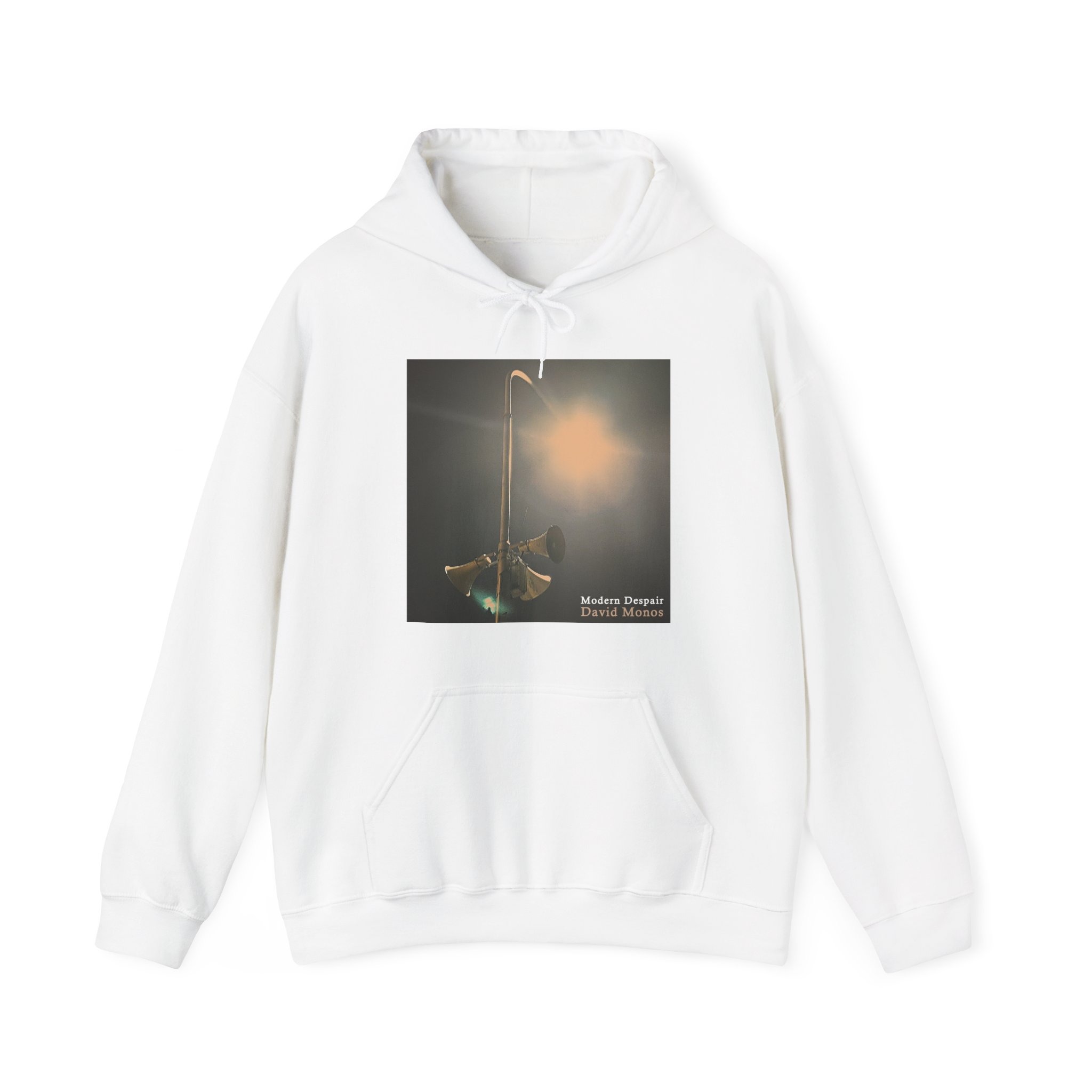 Modern Despair Album Cover Hooded Sweatshirt - David Monos - Image 9
