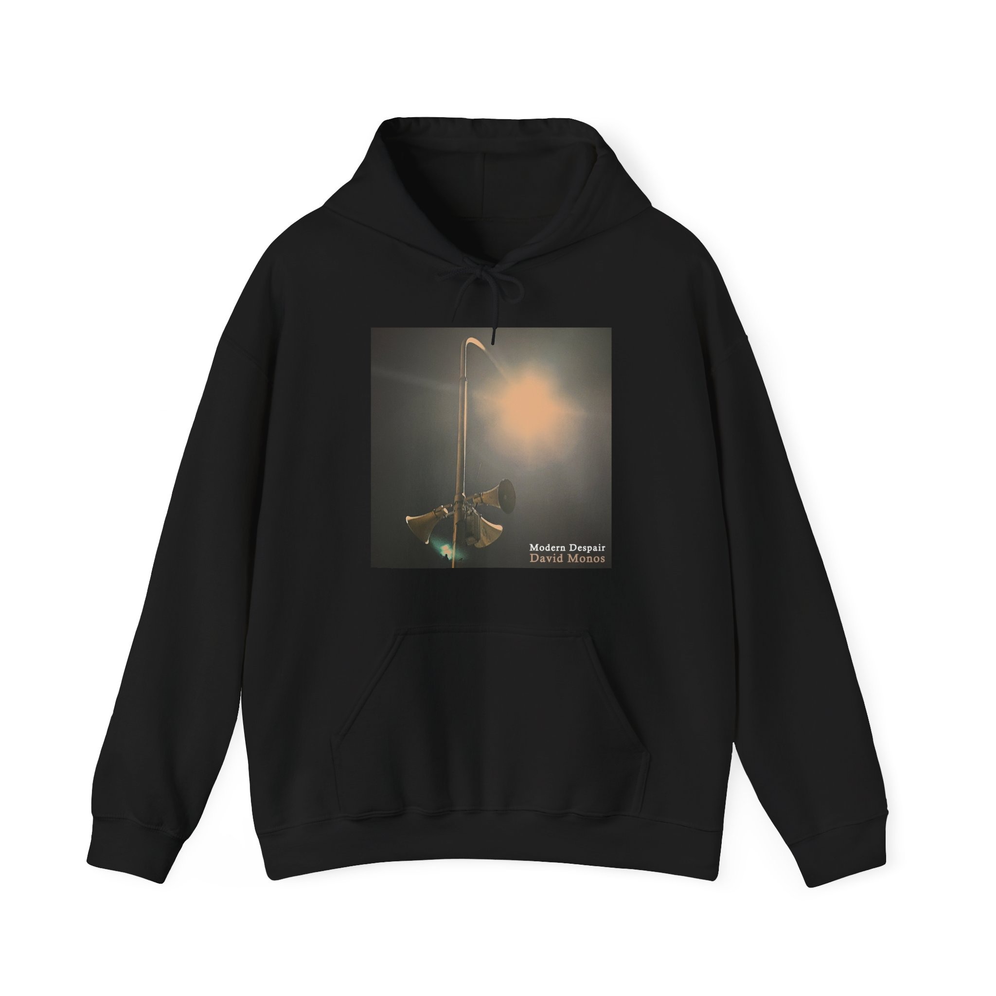 Modern Despair Album Cover Hooded Sweatshirt - David Monos - Image 13